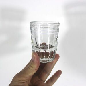 Vintage Libbey Glass Jigger White Lines Bar Measure 1 1/2 Ounce OZ Measuring Cup